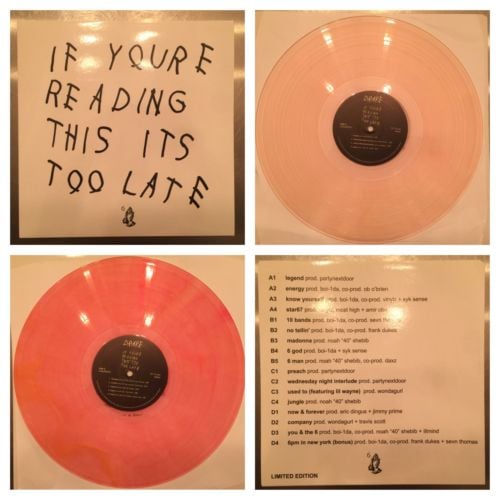 popsike.com - SUPER RARE PINK VINYL x2 LP You're Reading This Its Too Late NEW - auction details