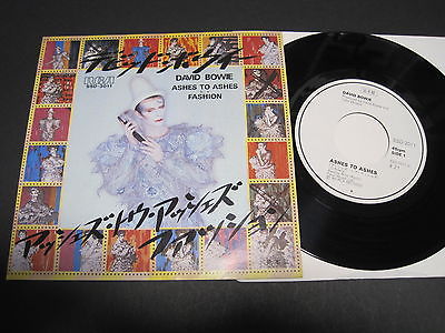 DAVID BOWIE ASHES TO ASHES JAPAN 7inch