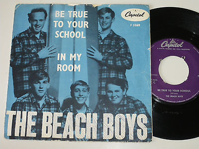 popsike.com - Mega rare The Beach Boys single 45 Be true to your