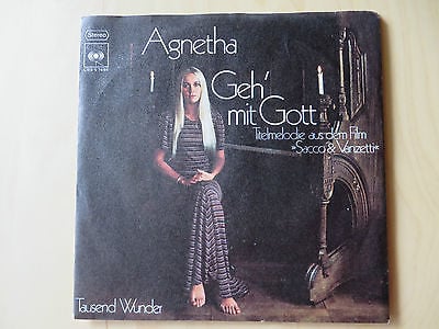 Vinyl, Schallplatte, 7", Single, AGNETHA (FÄLTSKOG), Geh´ mit Gott