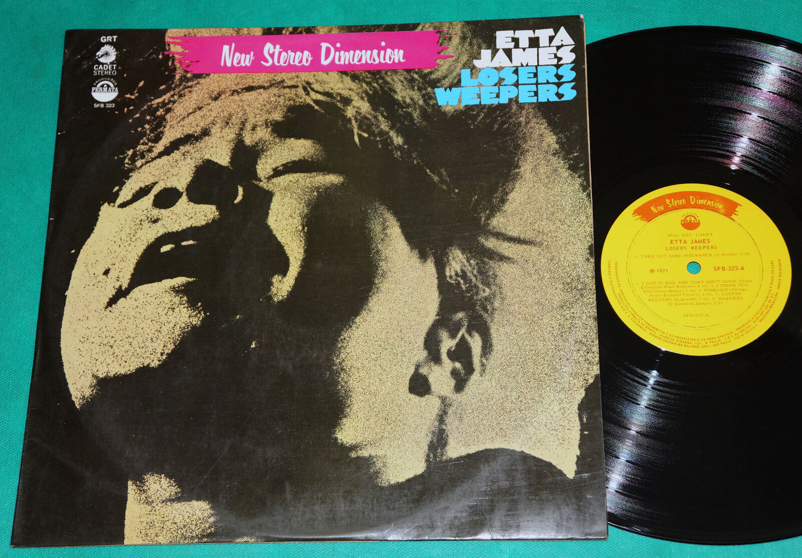 Etta James - Losers Weepers BRAZIL 1971 Original LP PROMO Cadet CHICAGO SOUL