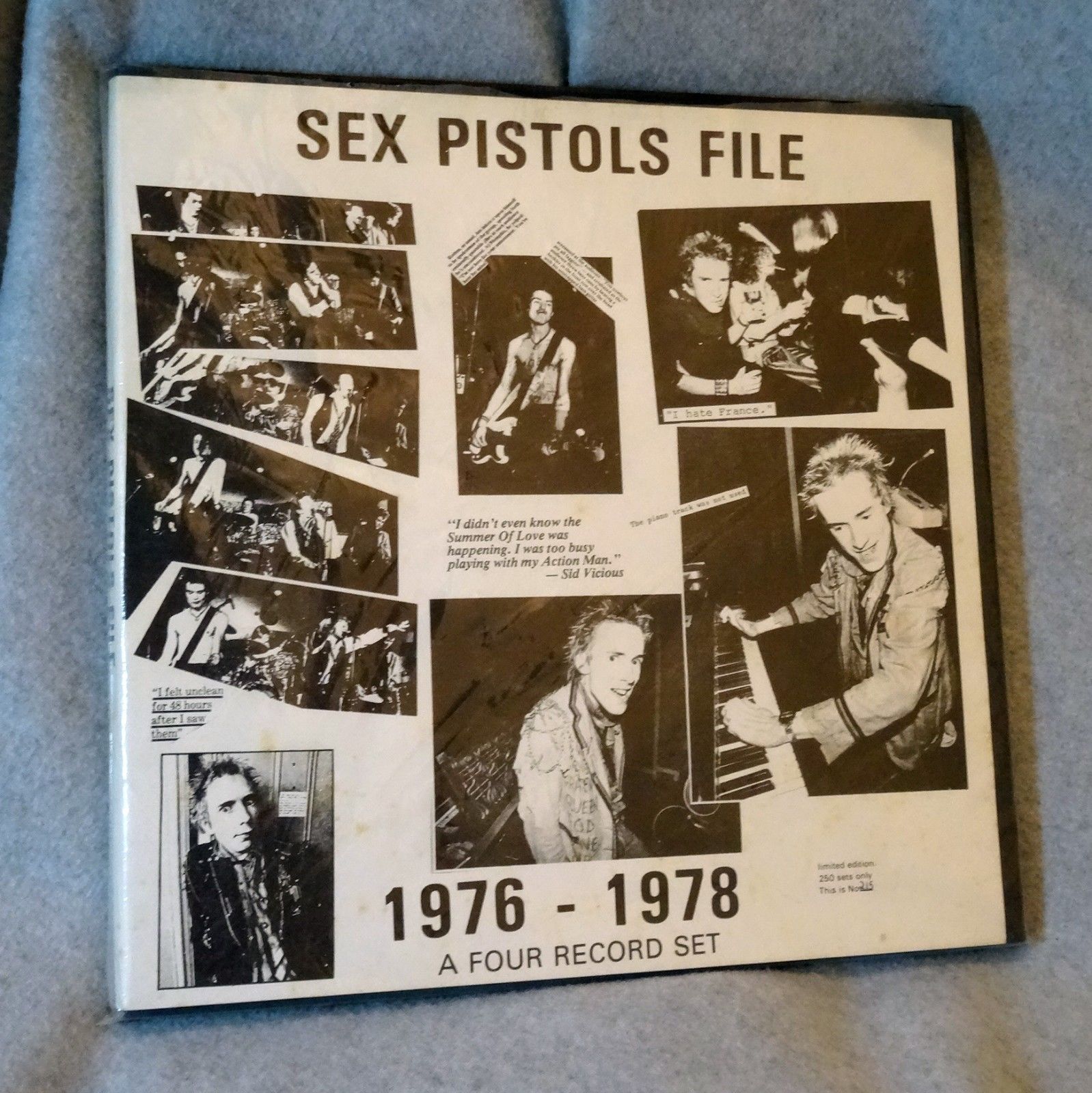 popsike.com - Sex Pistols File 1976-1978 4X Vinyl RECORD LP LIVE 
