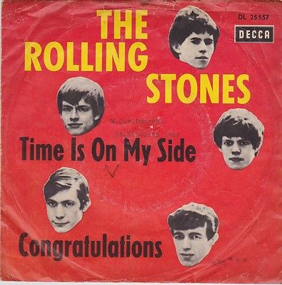 ROLLING STONES Time is on my Side Orig. D Decca 25157 PS Single 5-KOPF COVER 