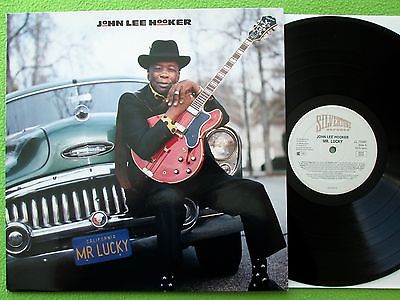 John Lee Hooker - Mr. Lucky LP 1991 Silvertone Records ZL75087  Albert Collins