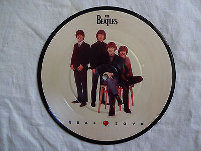 Beatles Real Love Picture Disc 7" UK  R6425  Rare