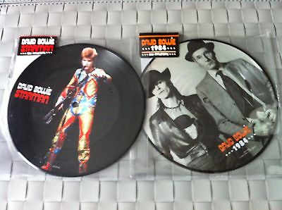 DAVID BOWIE - STARMAN & 1984 - 40TH ANNIVERSARY PICTURE DISC - TWO RAREST  NEW