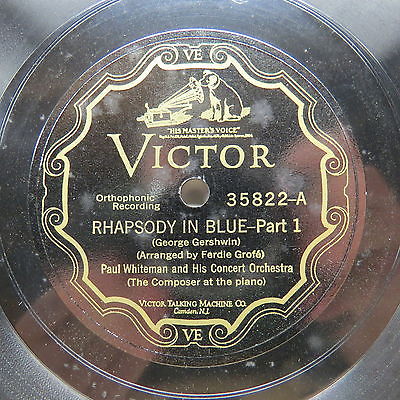 George Gershwin & Paul Whiteman - VICTOR 35822 - Rhapsody In Blue