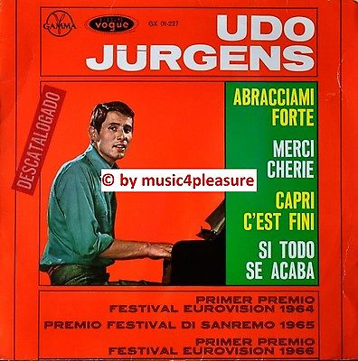 ? LP 1966 Udo Jürgens SAME Gamma Vogue MEXICO -------- ITALIENISCH GESUNGEN EX ?