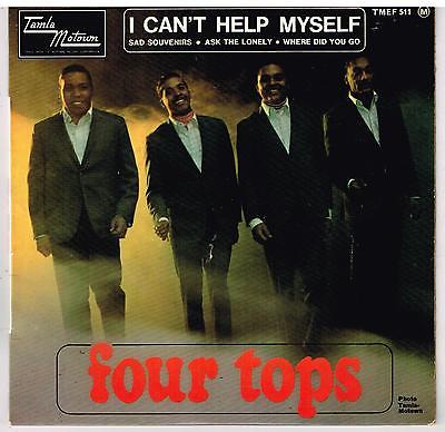 The FOUR TOPS  I can't help myself   7" EP 45 tours   le plus rare des four tops