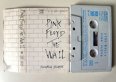  k7 CASSETTE TAPE ROCK PINK FLOYD THE WALL DOUBLE LP EMI  450-63410/11 RARE 1979 - auction details