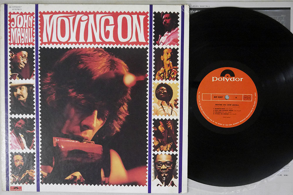 JOHN MAYALL MOVING ON POLYDOR MP 2297 Japanese Pressing Vinyl LP