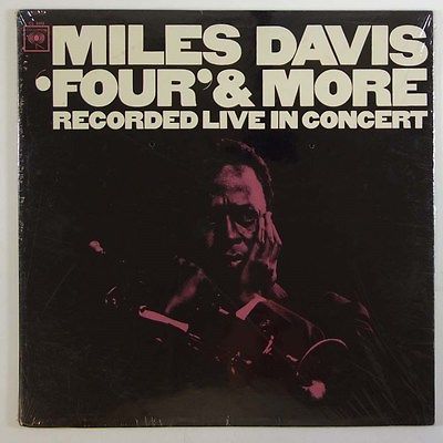Miles Davis "Four & More: ...Live In Concert" Jazz LP Columbia 2453 Mono Sealed