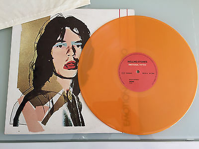 popsike.com - LP Très rare, The Rolling Stones "Emotional Tattoo" Vinyle orange - auction details