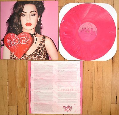 popsike.com - Charli XCX - Sucker Vinyl LP New Pink Marble ...