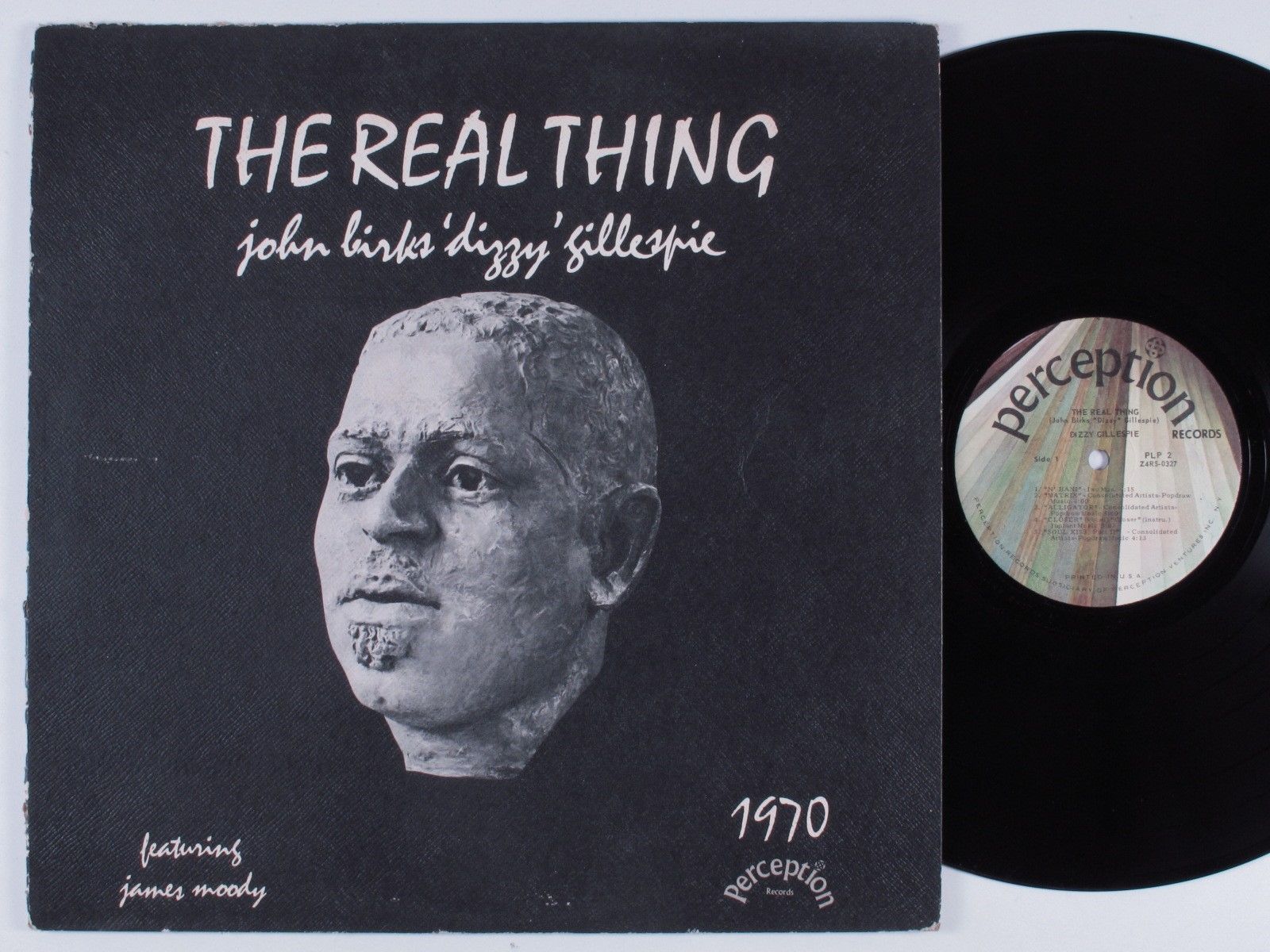 DIZZY GILLESPIE The Real Thing PERCEPTION LP VG+