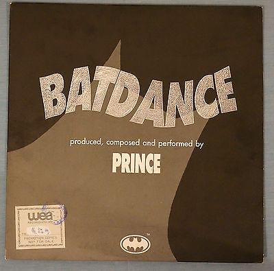 BATDANCE PRINCE BATMAN 12" OST HONG KONG PROMO LIMITED 50 ONLY IN THE WORLD