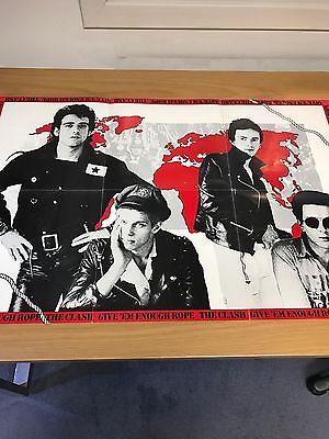 The Clash Give 'Em Enough Rope poster wall art deco photo print 16" 20" 24" sz 