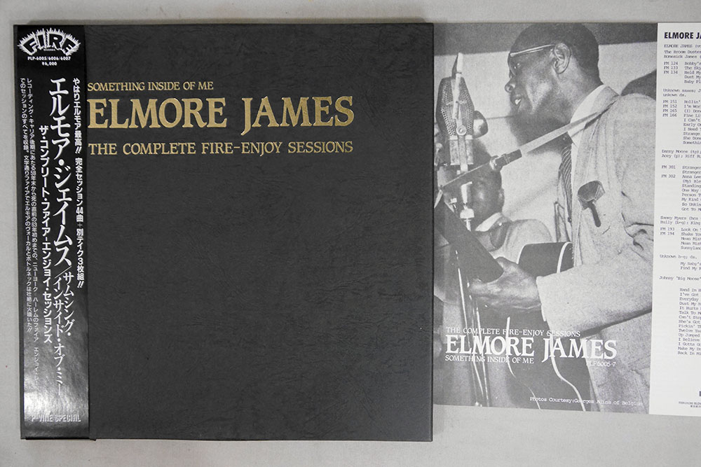 ELMORE JAMES SOMETHING INSIDE OF ME P-VINE/FIRE PLP-6005-7 Japan OBI Vinyl 3LP