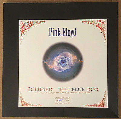 PINK FLOYD ECLIPSED THE BLUE BOX 2-LP VINYL LONDON BBC LIVE POSTER STICKER RARE