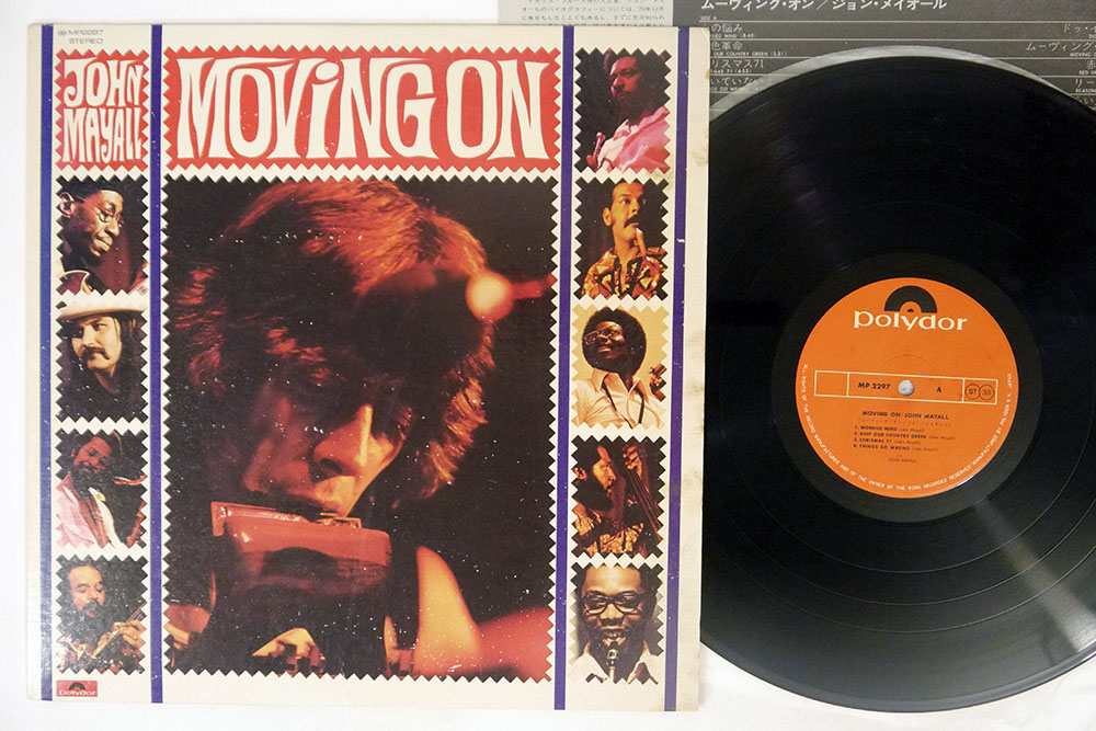 JOHN MAYALL MOVING ON POLYDOR MP 2297 Japan Vinyl LP