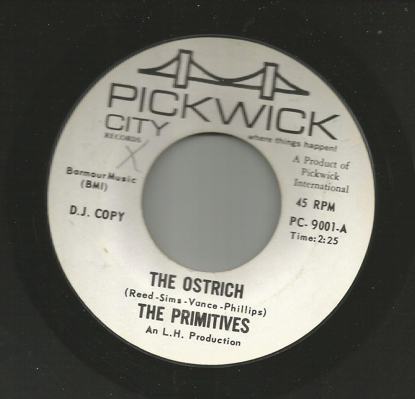 GARAGE MOD-  PRIMITIVES-w/ LOU REED - THE OSTRICH  -HEAR  -1964 PICKWICK CITY