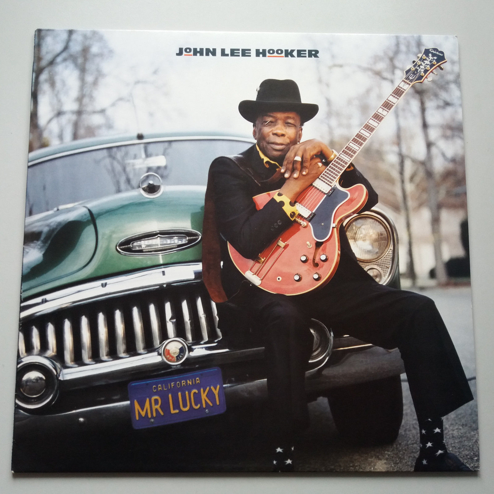 John Lee Hooker - Mr Lucky Vinyl LP + Inner UK 1st Press Silvertone EX+/NM
