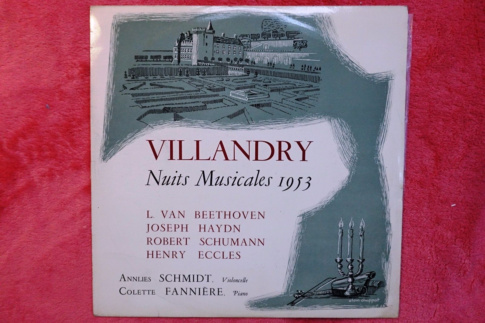 ANNLIES SCHUMIDT-DE NEVEU   'VILLANDRY, NUITS MUSICALES 1953( SHOWPIECES)'