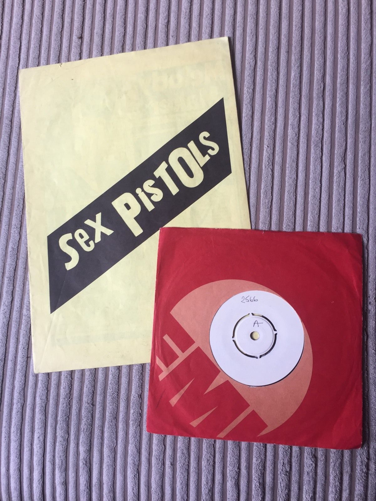 Sex Pistols - Anarchy In The UK - EMI 7" Test Pressing & ORIGINAL EMI Press Kit