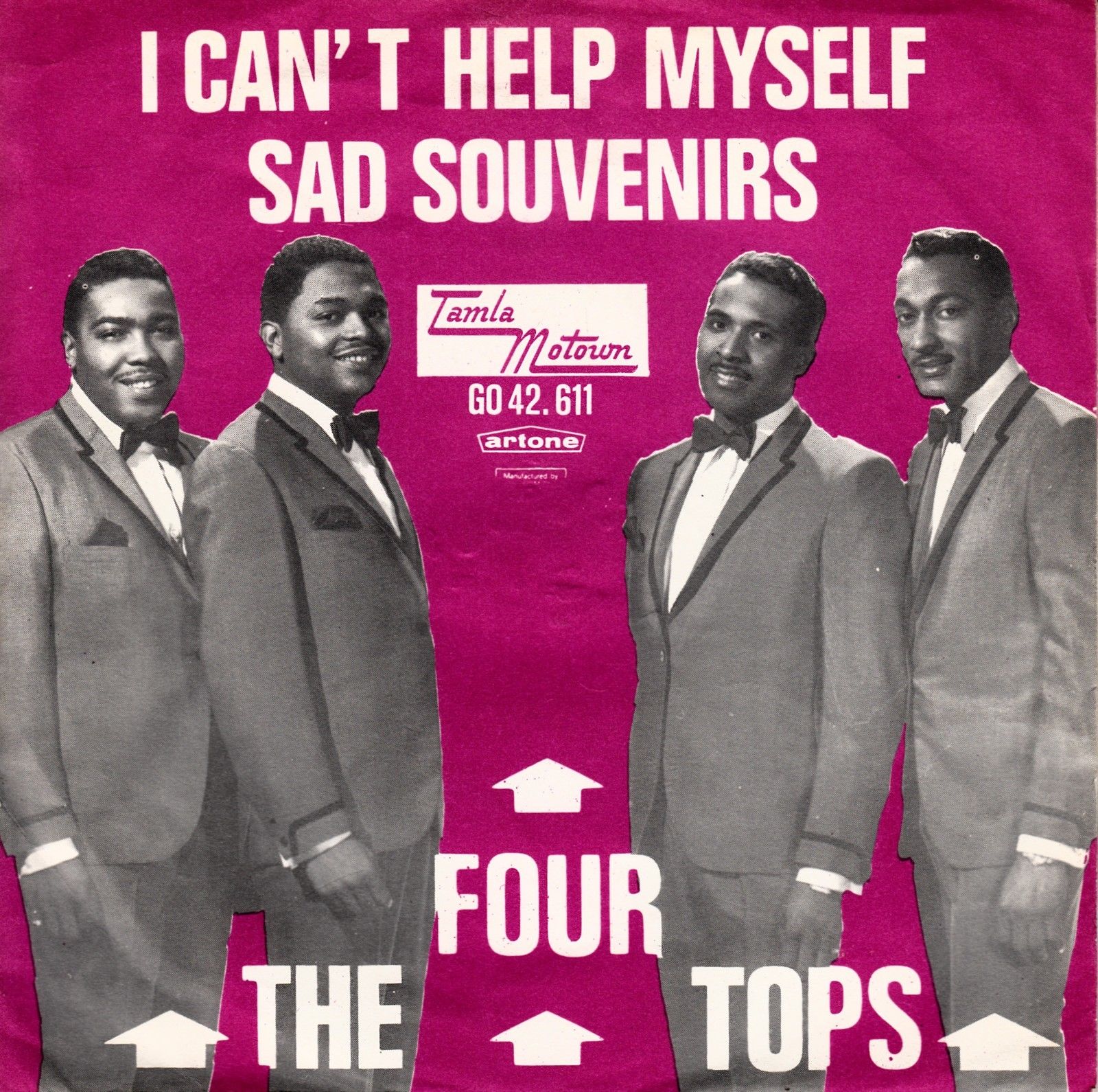 7"-  FOUR TOPS = I CAN'T HELP MYSELF / SAD SOUVENIRS