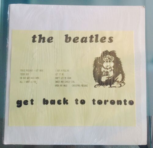 Beatles "GET BACK TO TORONTO" Very Rare CBM / King Kong (3519) Version