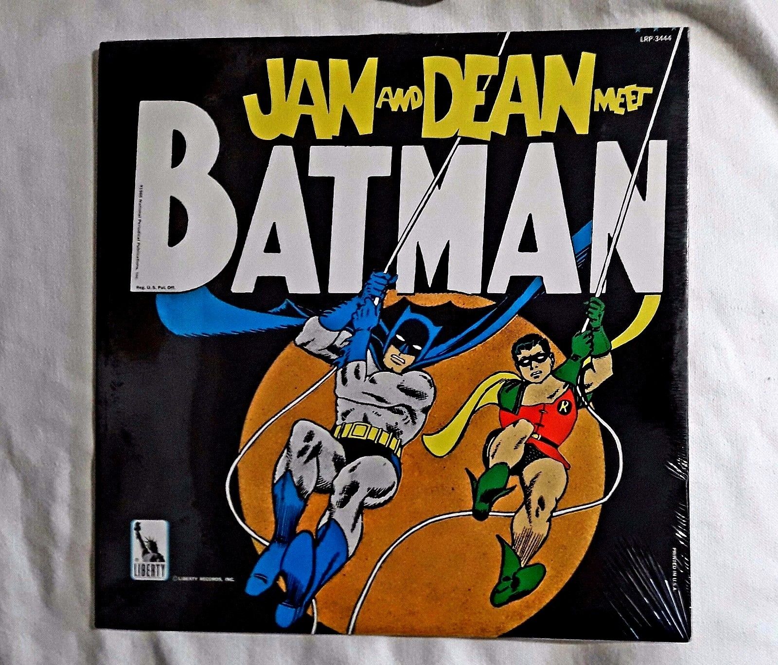 1966 Jan And Dean Meet Batman Lp Record SEALED HIGH GRADE Shape LRP-3444