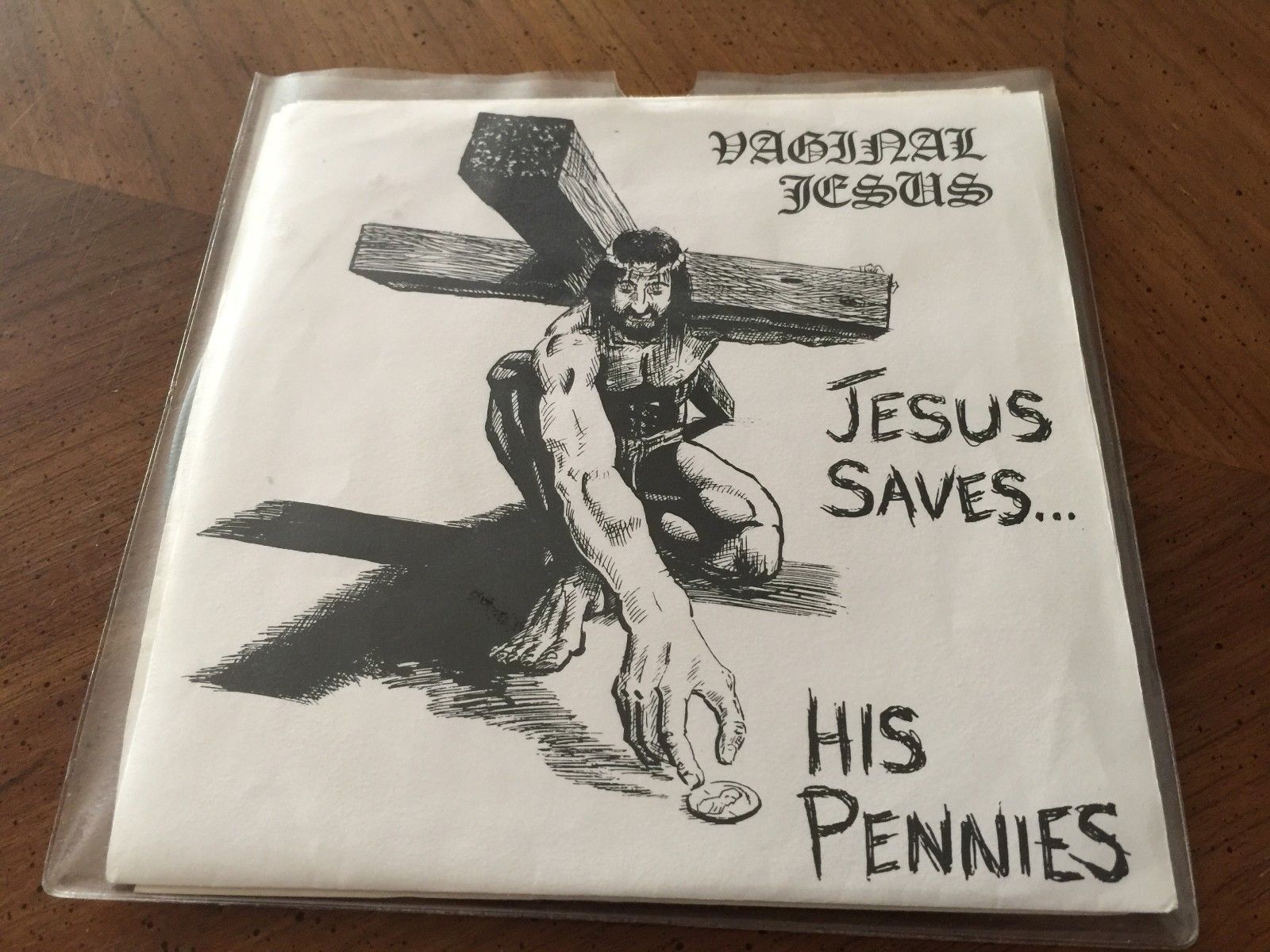 VAGINAL JESUS - Saves + Poster (Anal Cunt A.C. Seth Putnam Mudoven) FREE US SHIP