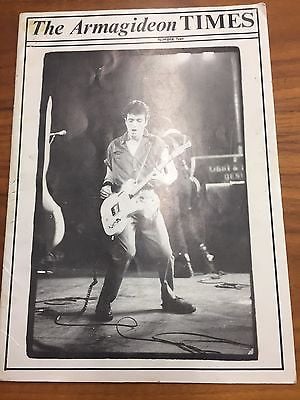 THE CLASH NUMBER 2 OF THE ARMAGIDEON TIMES MAGAZINE PUNK FANZINE