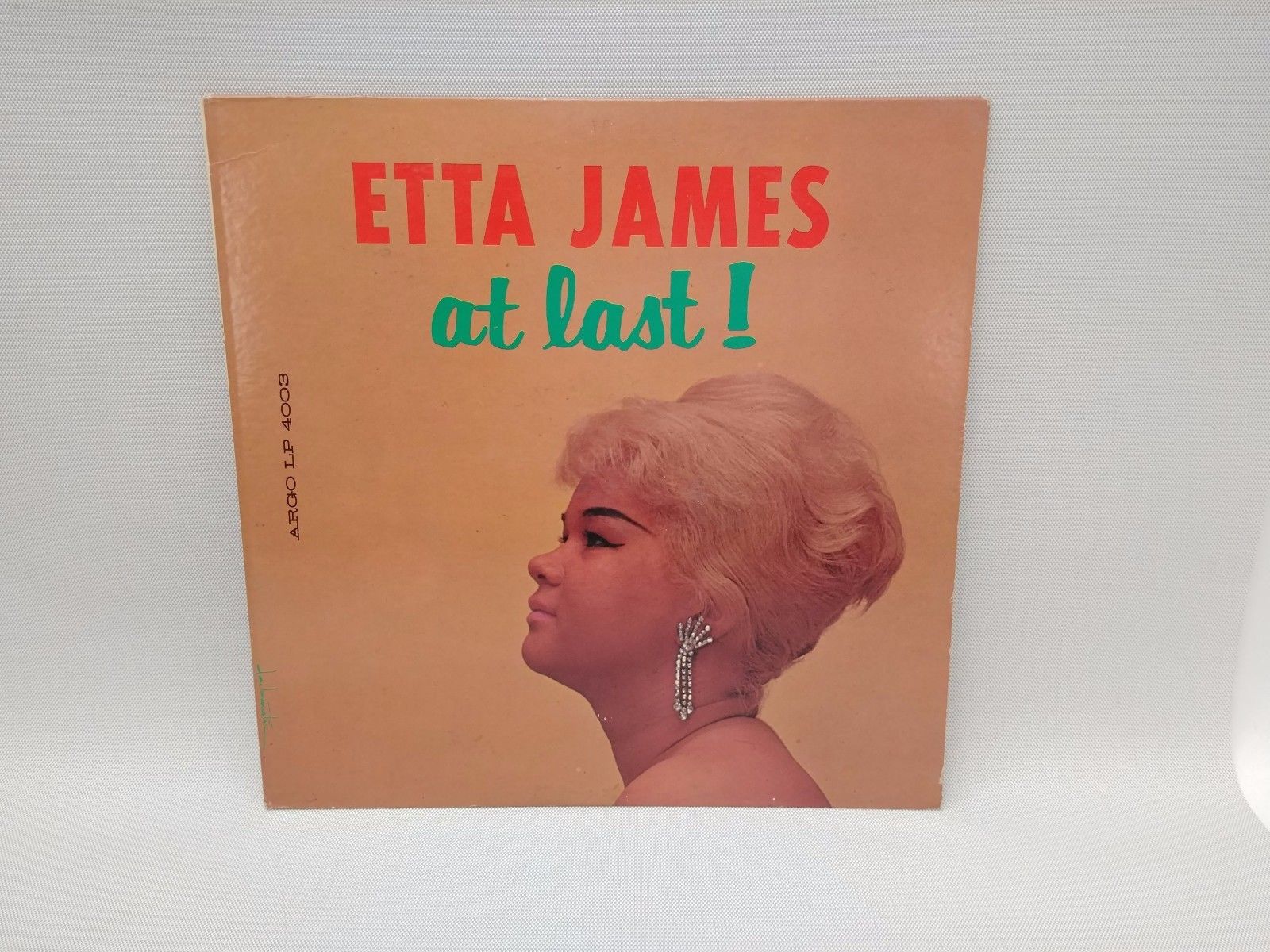 ETTA JAMES AT LAST ORIGINAL 1961 ARGO 4003 MONO SUPER RARE GRAIL LP