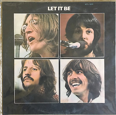The Beatles Let it Be LP 1970 MONO 1st P.  Sandwich Plastic Cover Unique Brazil