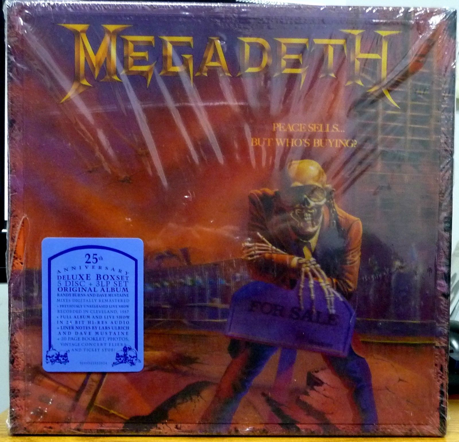 popsike.com - MEGADETH Peace Sells..But Who's Buying (25th 