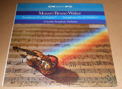 BRUNO WALTER mozart SEALED MS 6255 symphony 41 & 35 jupiter 6-EYE haffner