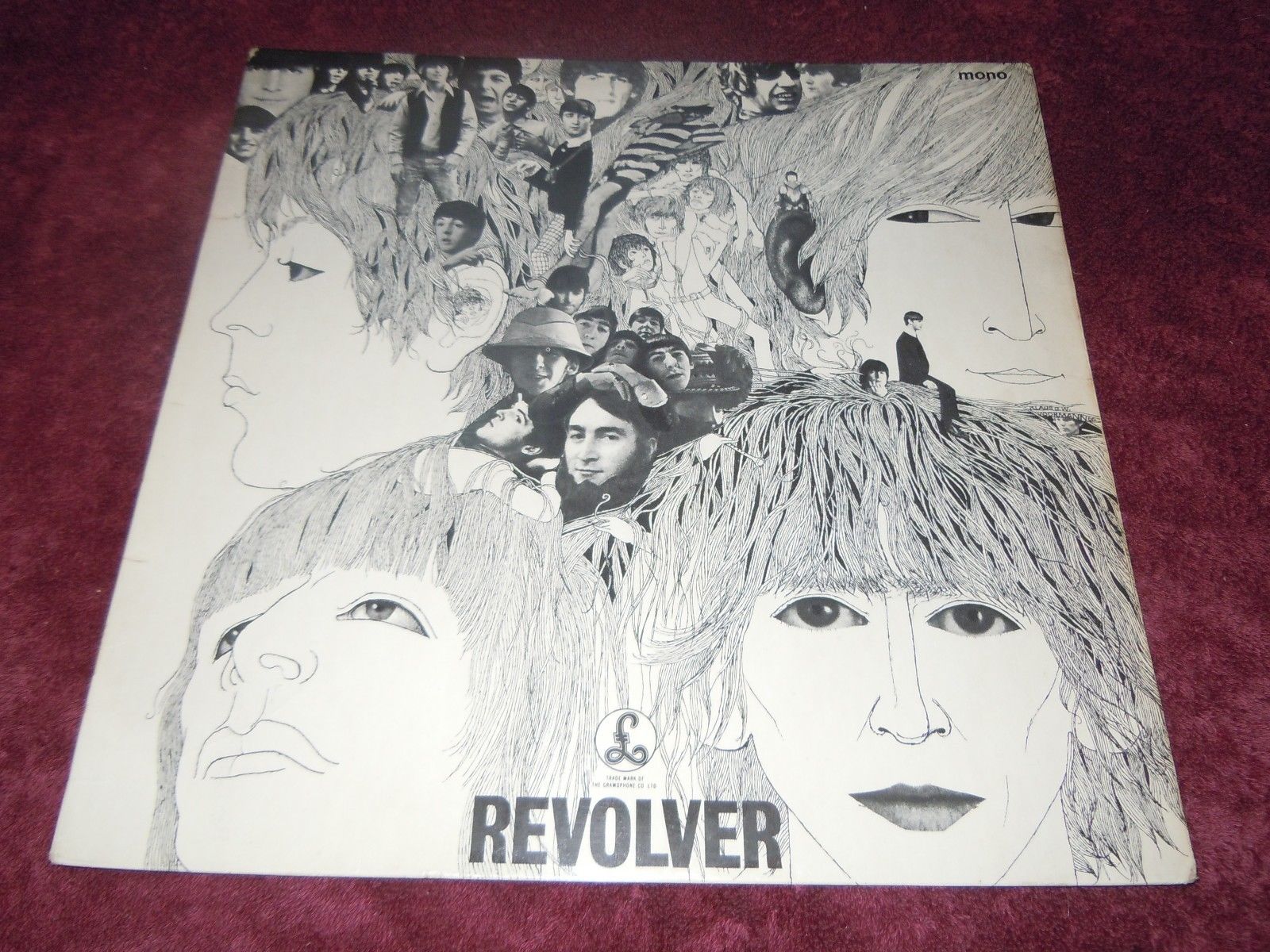 - The Beatles Revolver Mono 1st W/ Never Knows Mix  E J Day Cover EX+ - auction details