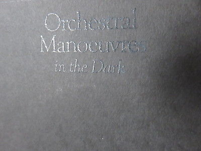ORCHESTRAL MANOEUVRES IN THE DARK Electricity FACTORY 7" RARE BRAILLE SLEEVE OMD