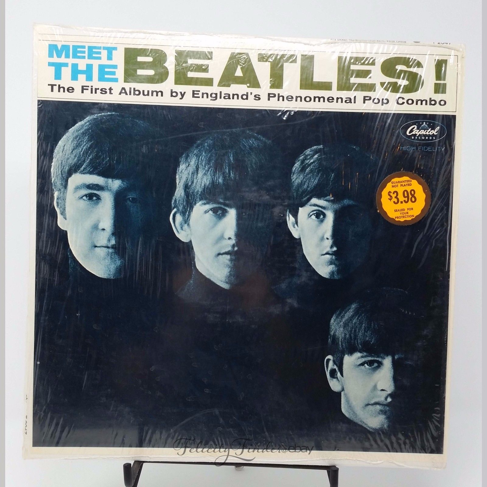 The Beatles Meet The Beatles 64 Vinyl LP Mono First West Coast Pressing NM T2047
