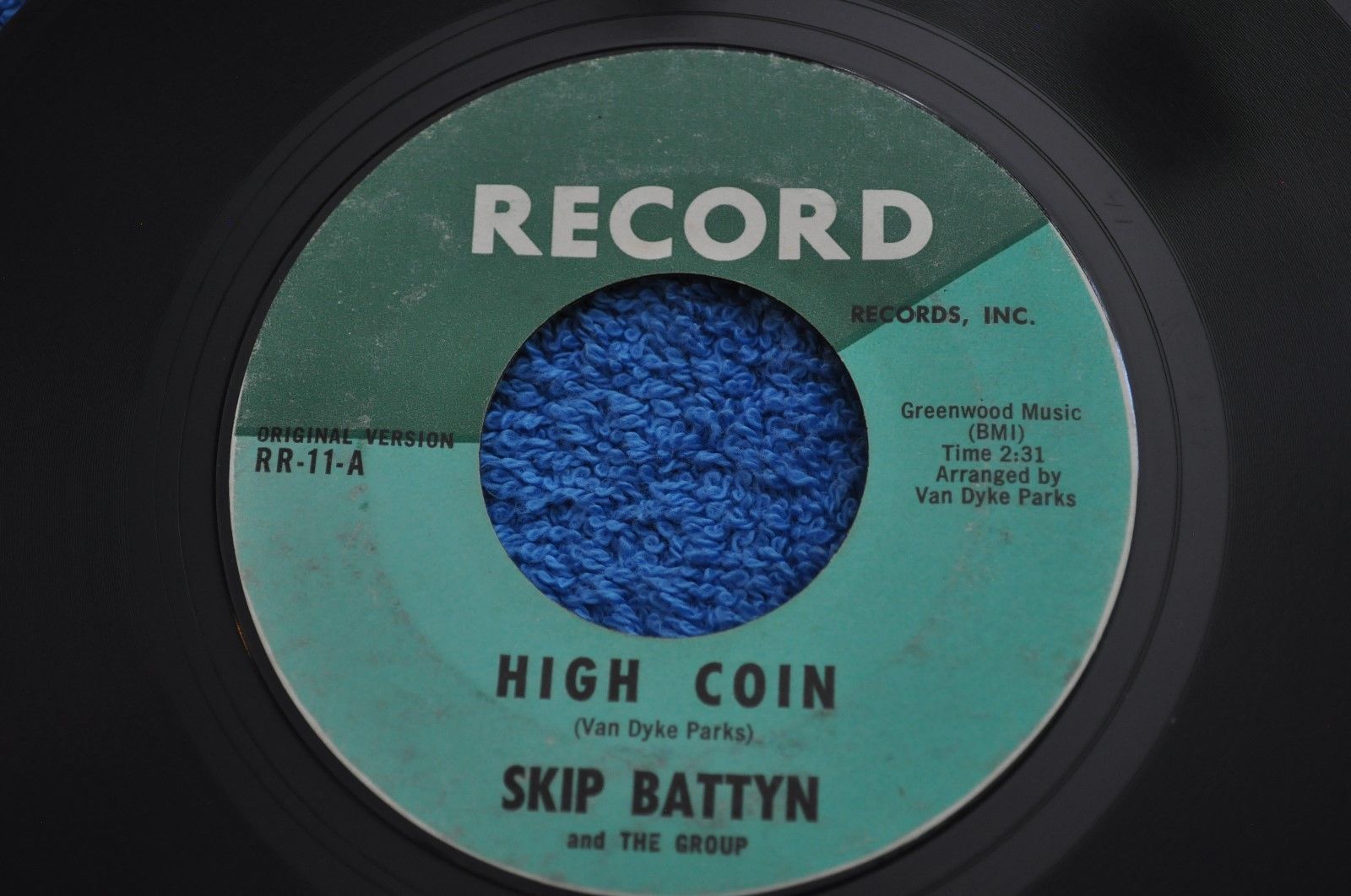 SKIP BATTYN & THE GROUP 45RPM HIGH COIN / MR. RESPONSIBILITY