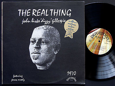 DIZZY GILLESPIE The Real Thing LP PERCEPTION RECORDS PLP 2 US 1970 JAZZ FUNK NM