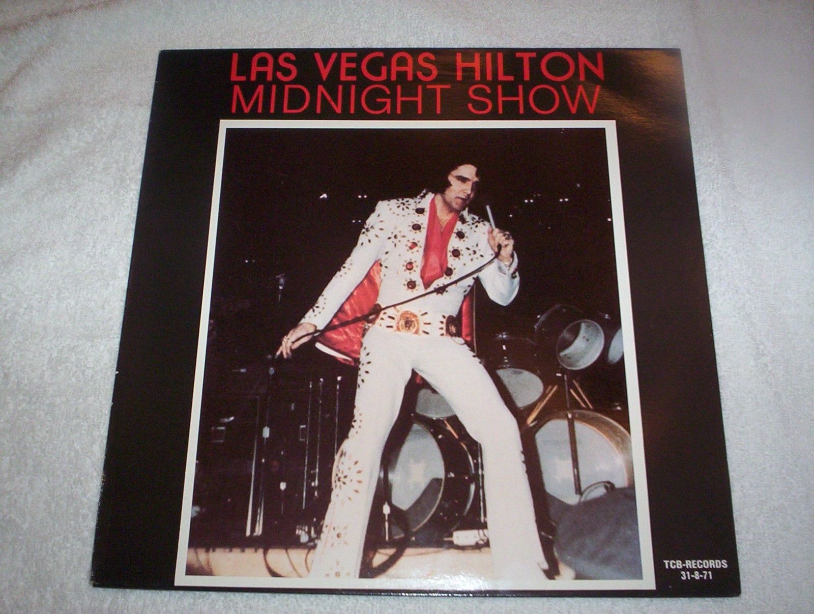 Popsike Com Elvis Presley Las Vegas Hilton Midnight Show Tcb 31 8 71 Auction Details