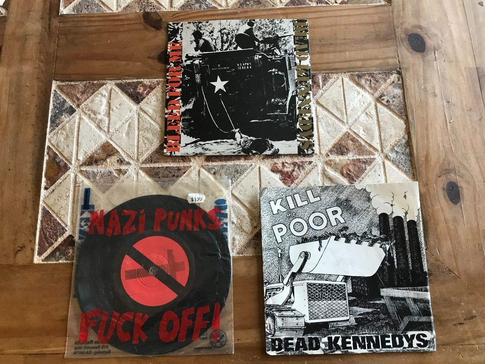 Pic 1 Dead Kennedys - Nazi Punks, Kill the Poor, Bleed for Me 45 EP 7"