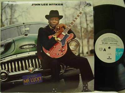 JOHN LEE HOOKER - Mr. Lucky LP (RARE 1991 Australian Import on VIRGIN) MINT--