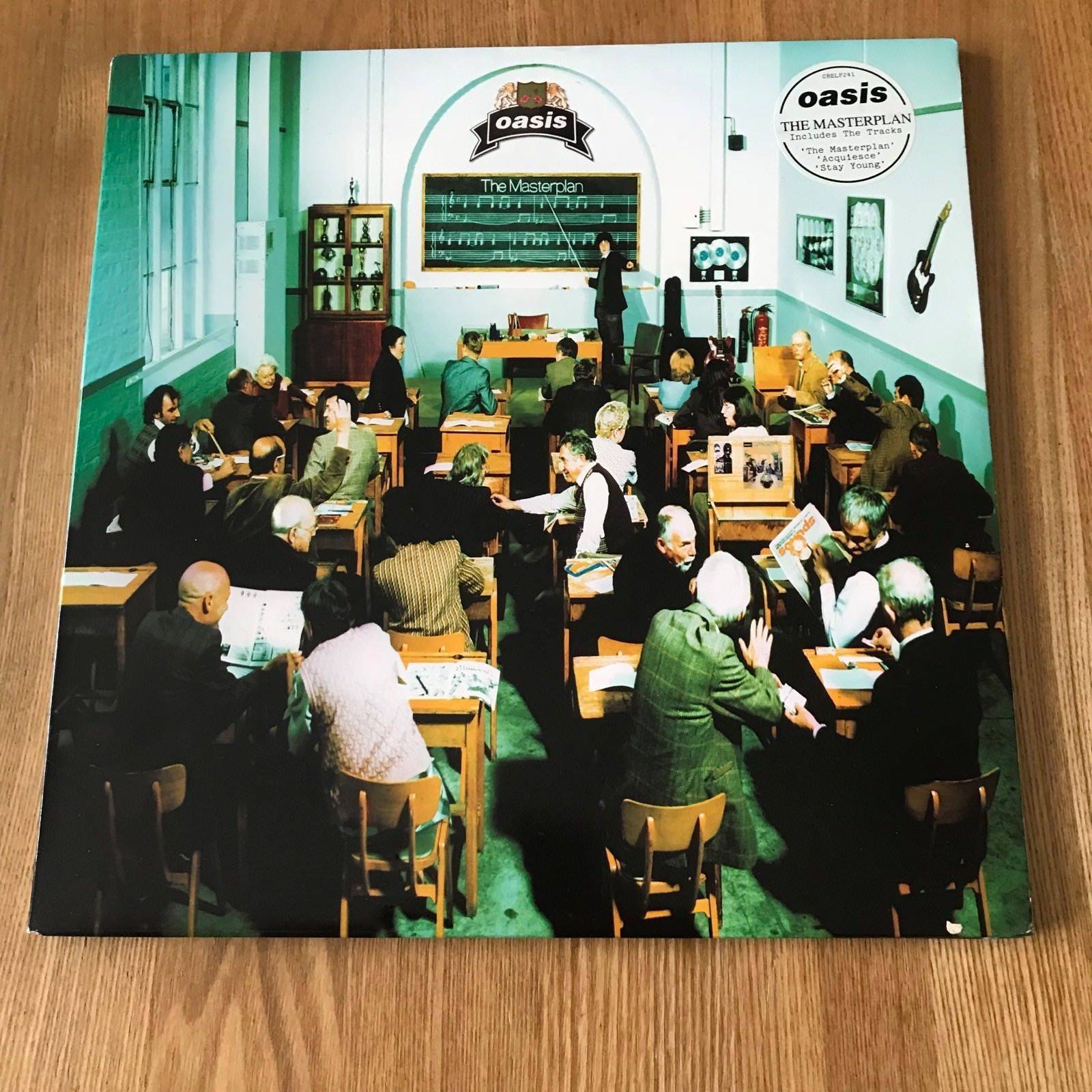 popsike.com - Oasis The Masterplan CRELP241 UK Vinyl LP NM/NM