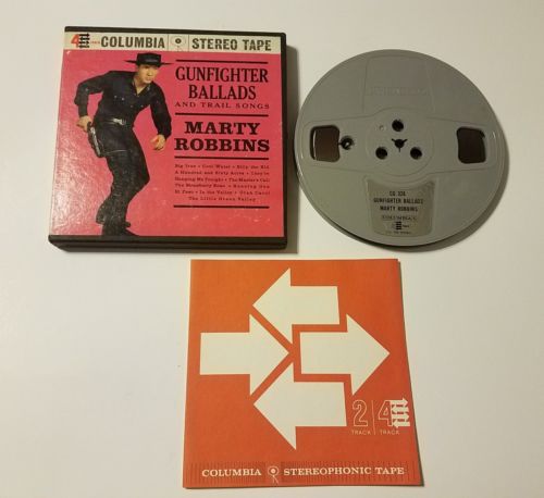  Marty Robbins Gunfighter Ballads and Trail Songs Reel to Reel  Tape 7 1/2 IPS - auction details
