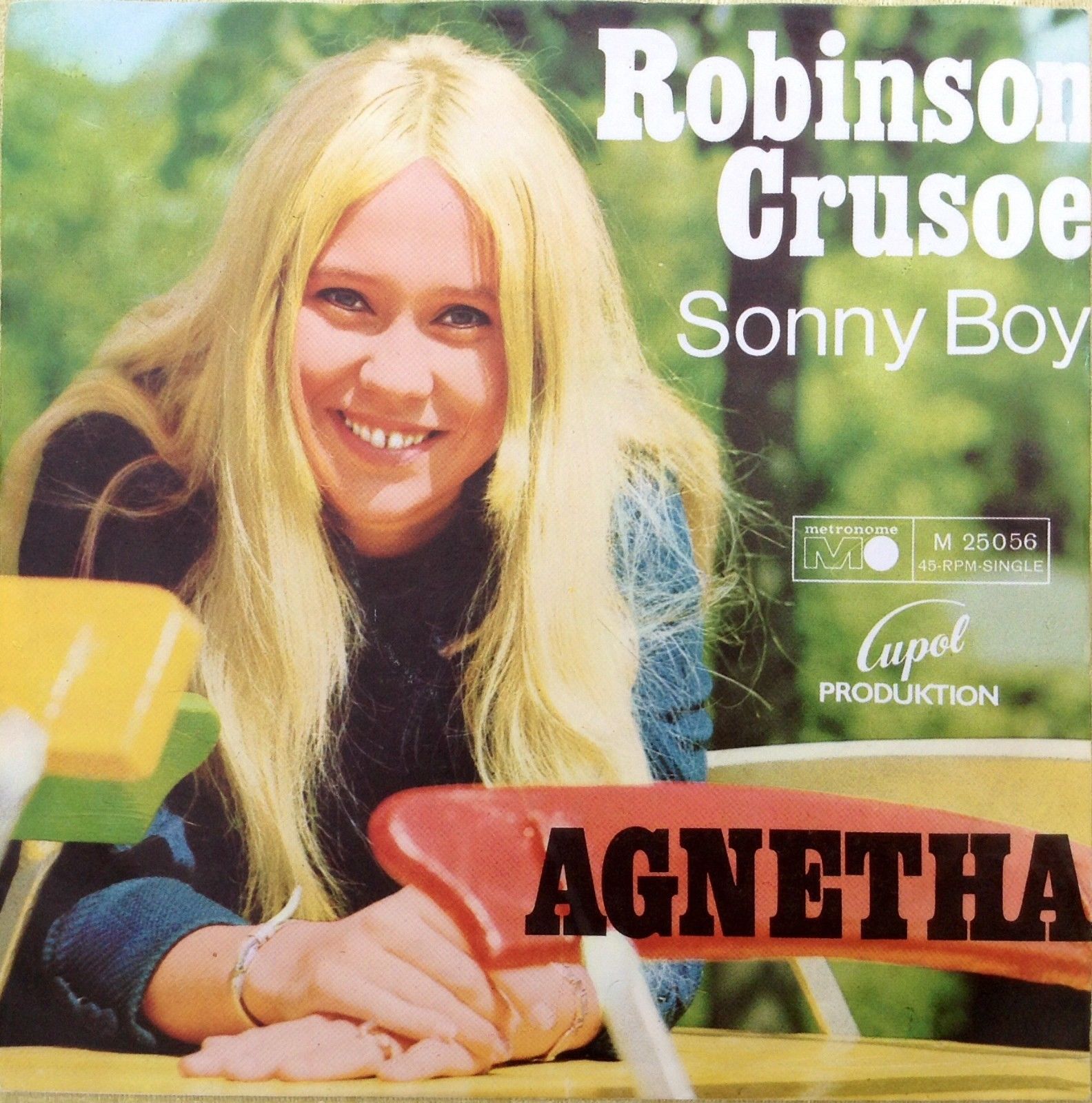 AGNETHA (Abba) Single 7" Germany 1968 "Robinson Crusoe" MEGARAR & TOP