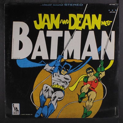 JAN & DEAN: Jan & Dean Meet Batman LP Sealed (sl corner bend) rare Rock & Pop