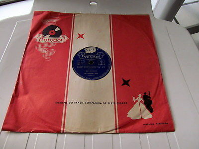 RAY CHARLES 78 rpm "I Can't Stop Loving You" 1962 BRAZIL Polydor BYE BYE LOVE